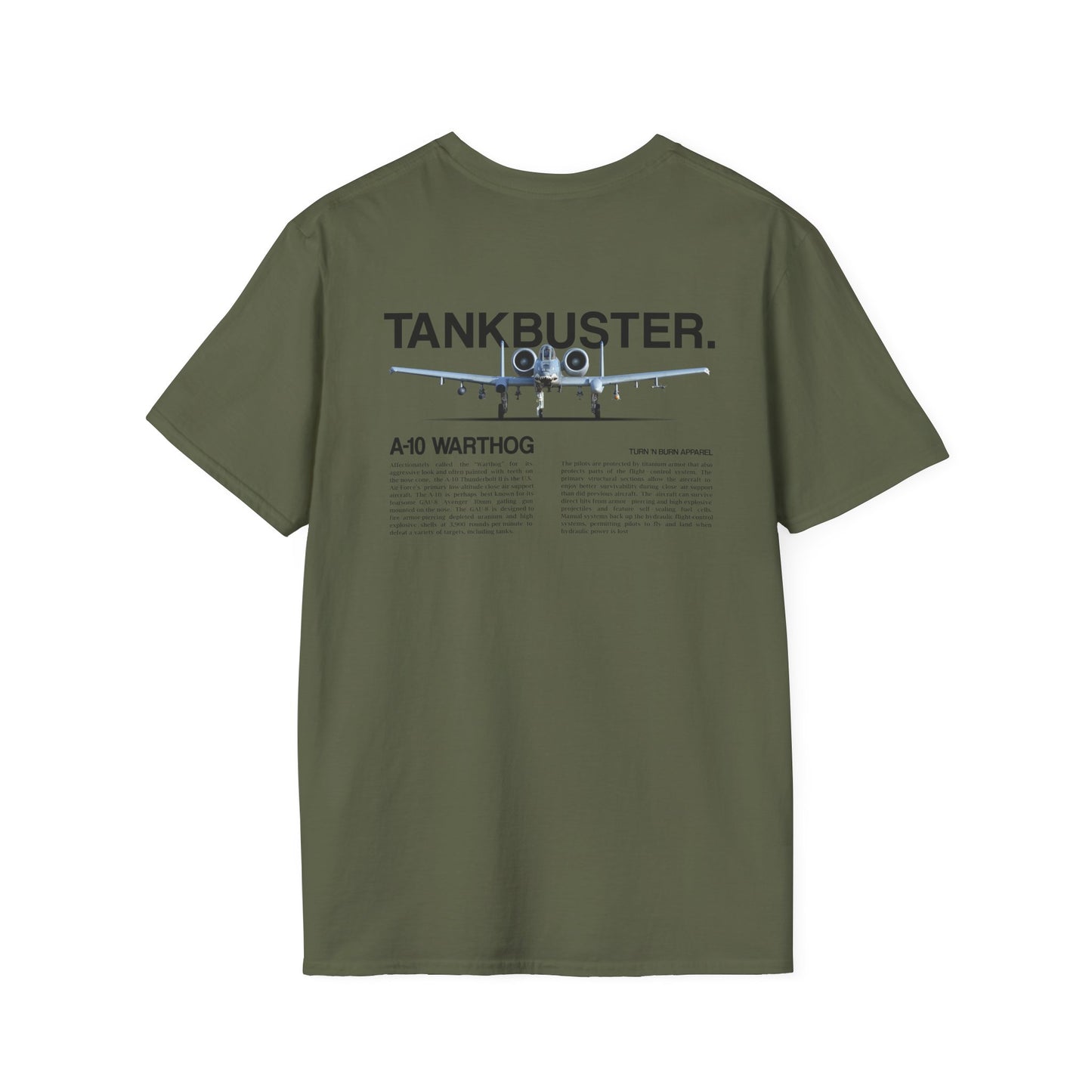 A-10 Warthog Retro Ad Style T-Shirt
