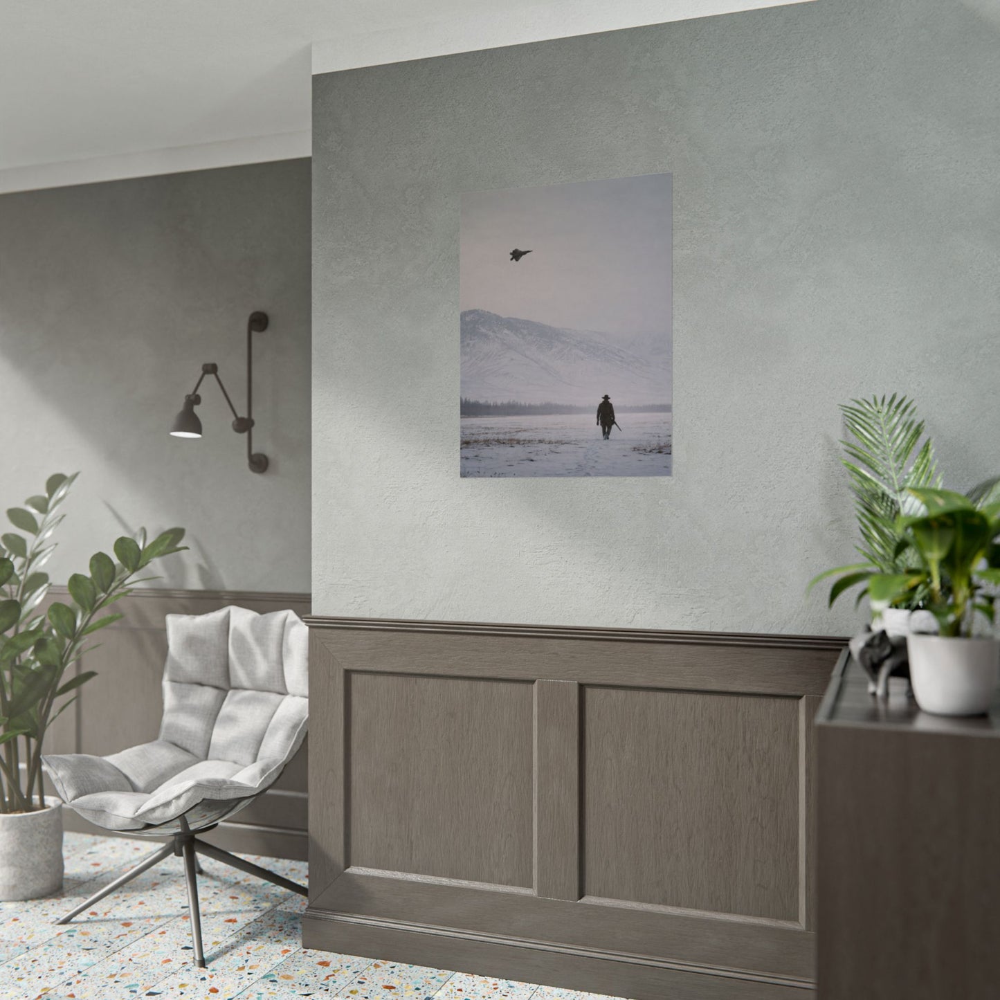 F-22 Raptor Over the West Military Aircraft Poster - Multiple Sizes Available!