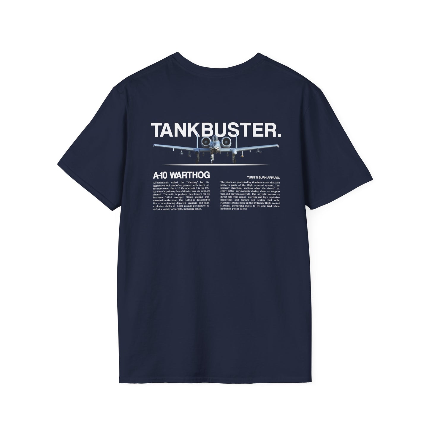 A-10 Warthog Retro Ad Style T-Shirt