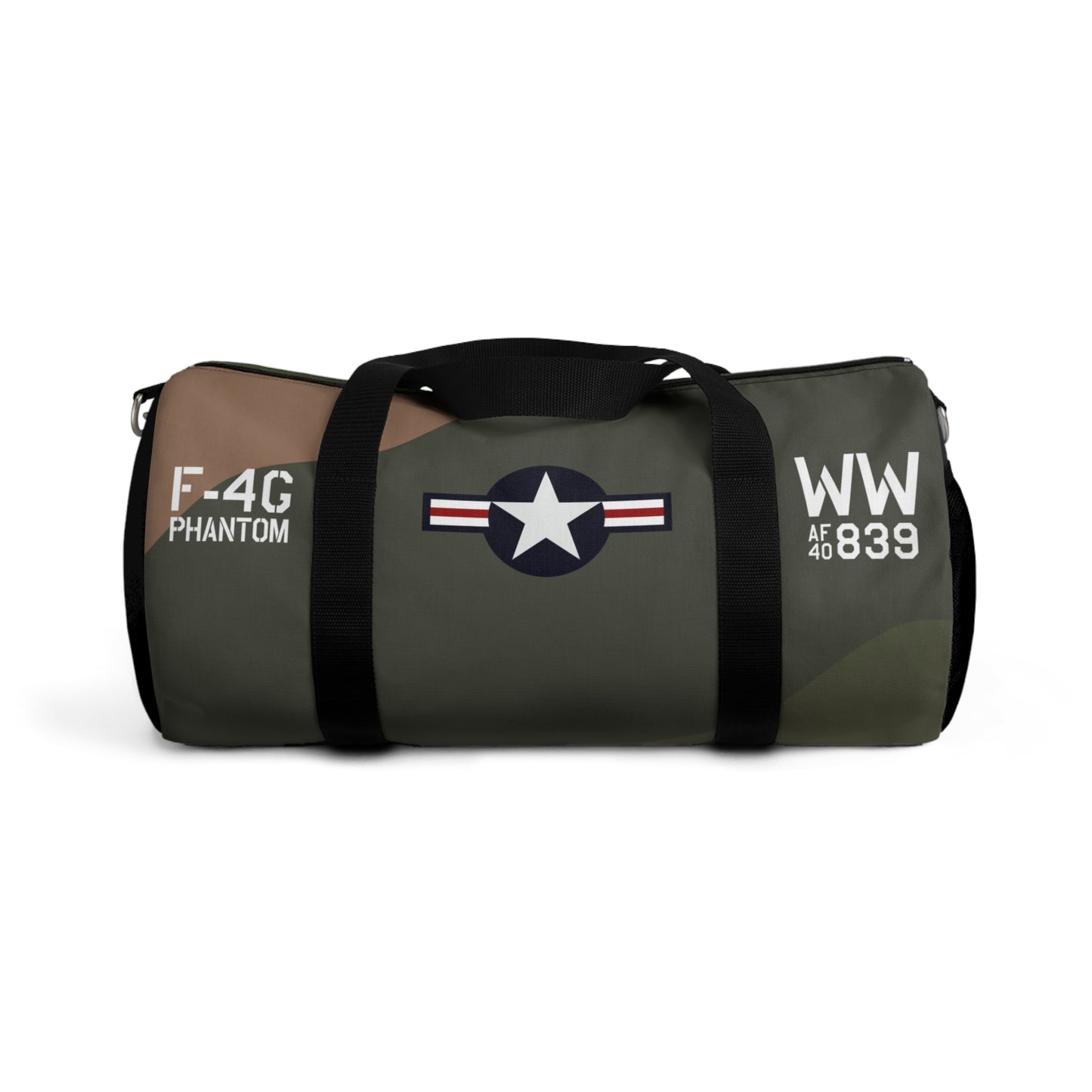 F-4 Phantom - Wild Weasel Military Aviation-Inspired Duffel Bag for Adventurers, Gym, Travel, Sports, or Camping
