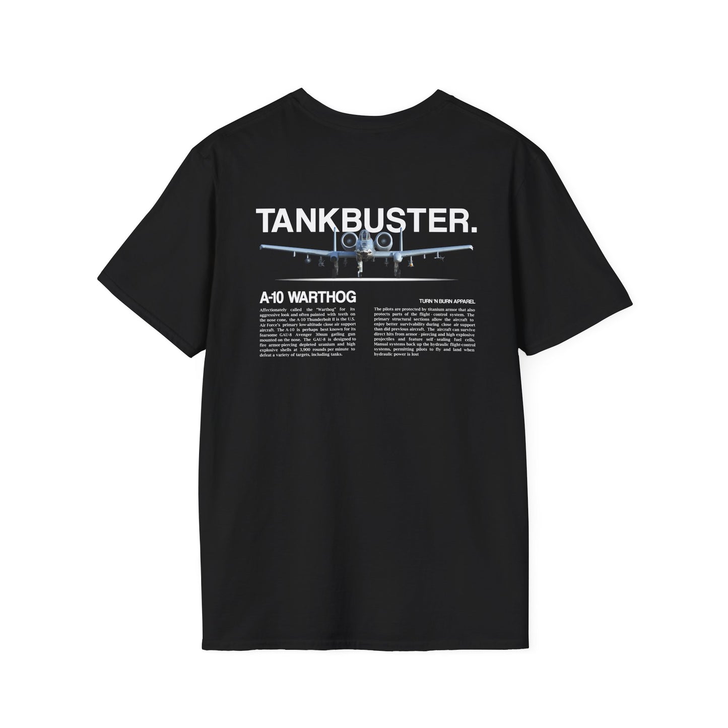 A-10 Warthog Retro Ad Style T-Shirt