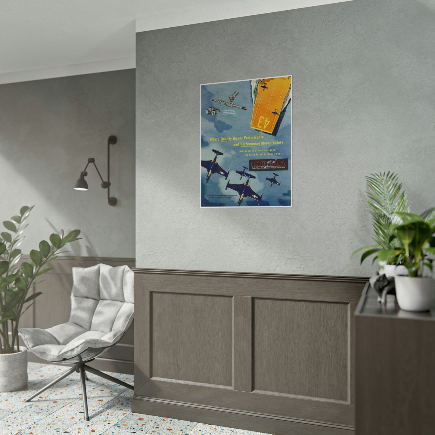 Banshee Carrier Operations - Retro Style Military Poster Replica