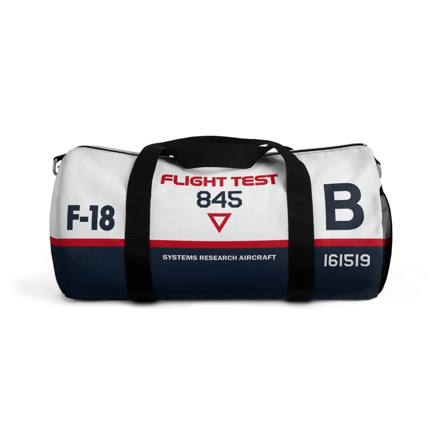 Flight Test F-18 Hornet Themed Duffel Bag for Aviation Enthusiasts