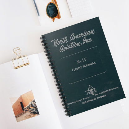 Vintage X-15 Flight Manual Notebook