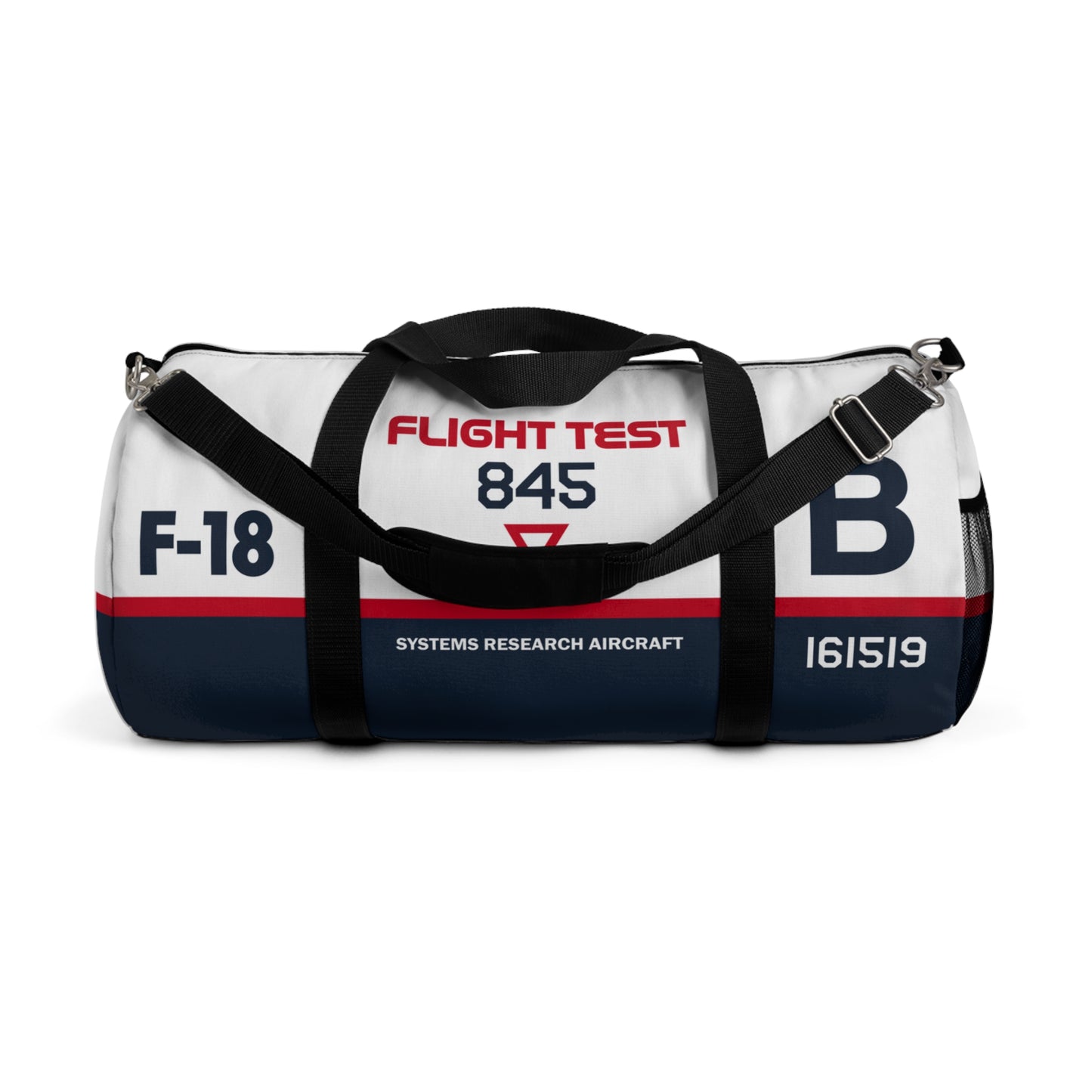 Flight Test F-18  Hornet Themed Duffel Bag for Aviation Enthusiasts