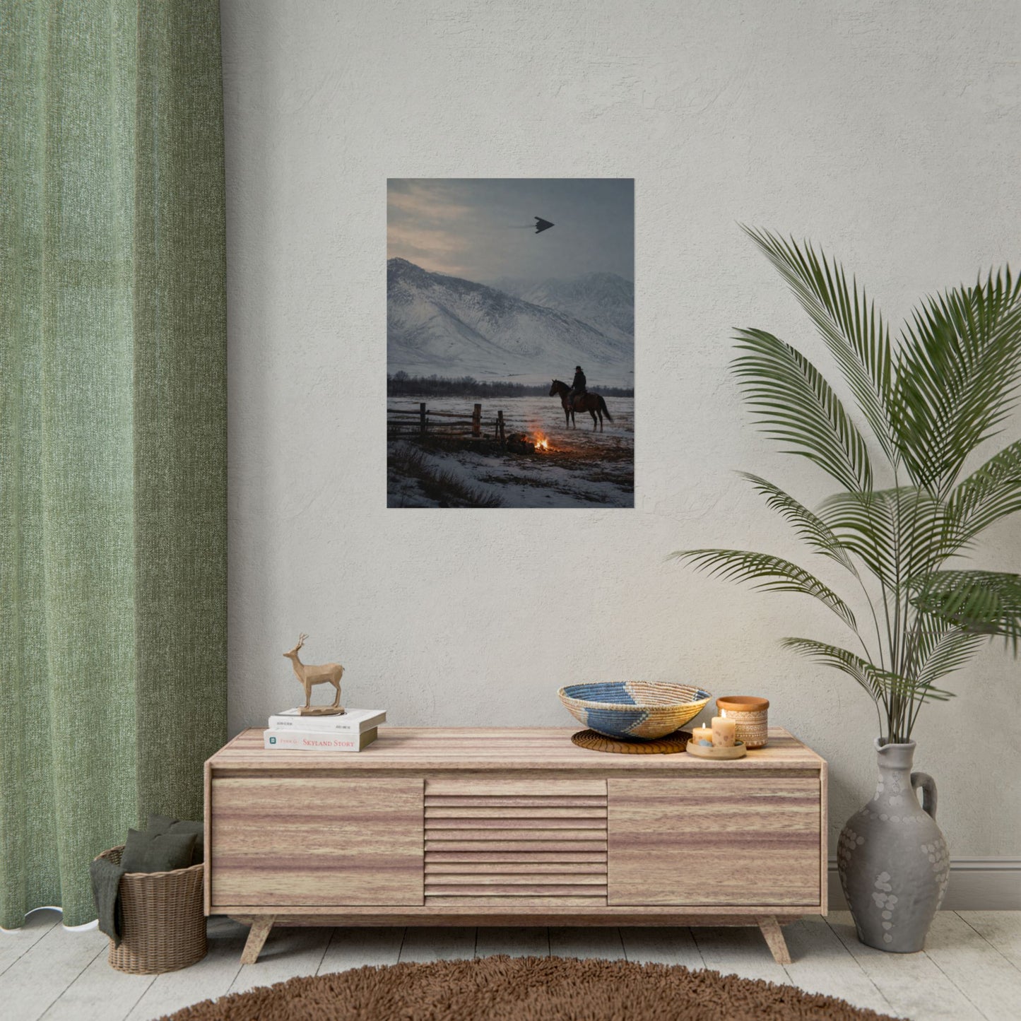 B-2 Spirit Over the West Military Aircraft Poster - Multiple Sizes Available!