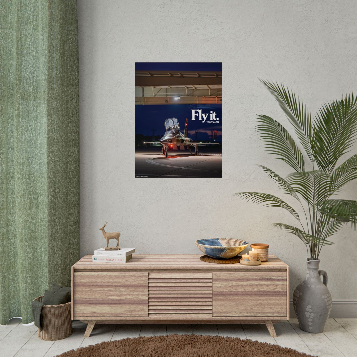 FLY IT - T-38C Talon V2 Military Aircraft Ad Poster Replica - Multiple Sizes Available!