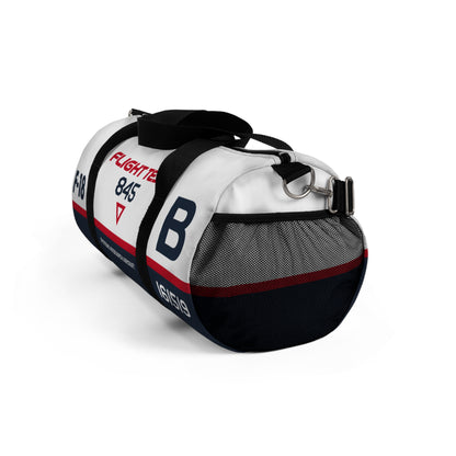 Flight Test F-18  Hornet Themed Duffel Bag for Aviation Enthusiasts