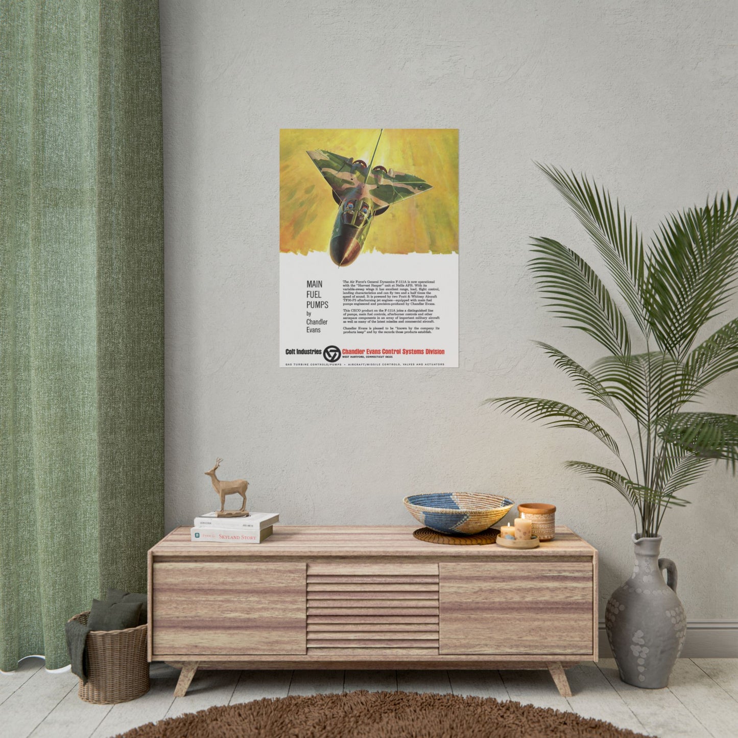 F-111A Aardvark Retro Style Military Aircraft Ad Poster Replica - Multiple Sizes Available!