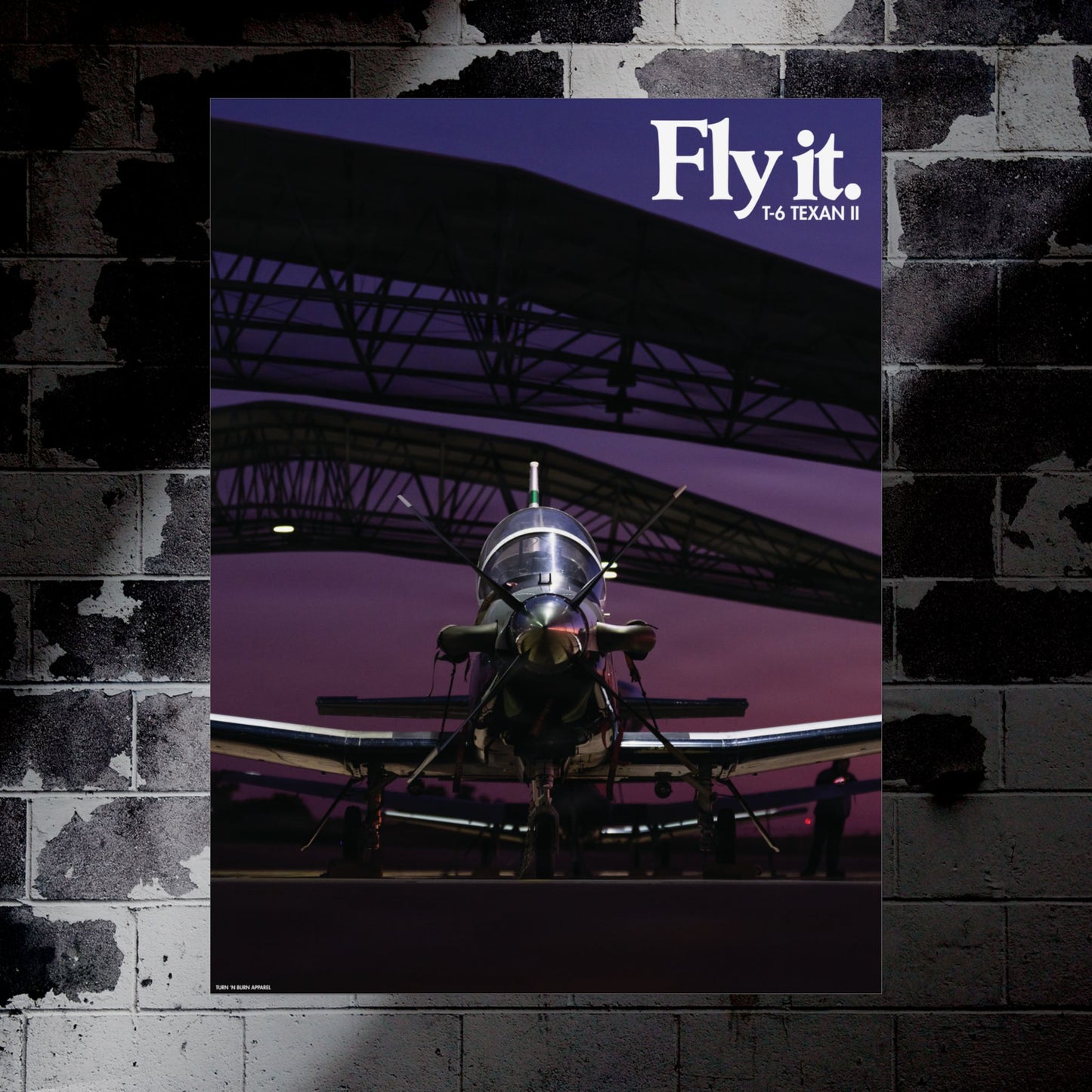 FLY IT - T-6 TEXAN II V2 Military Aircraft Ad Poster Replica - Multiple Sizes Available!