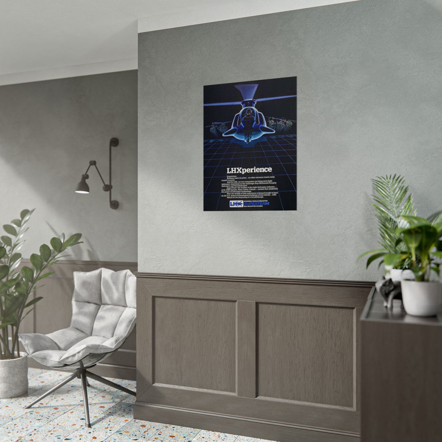 "LHXperience" Retro Style Military Aircraft Ad Poster Replica - Multiple Sizes Available!