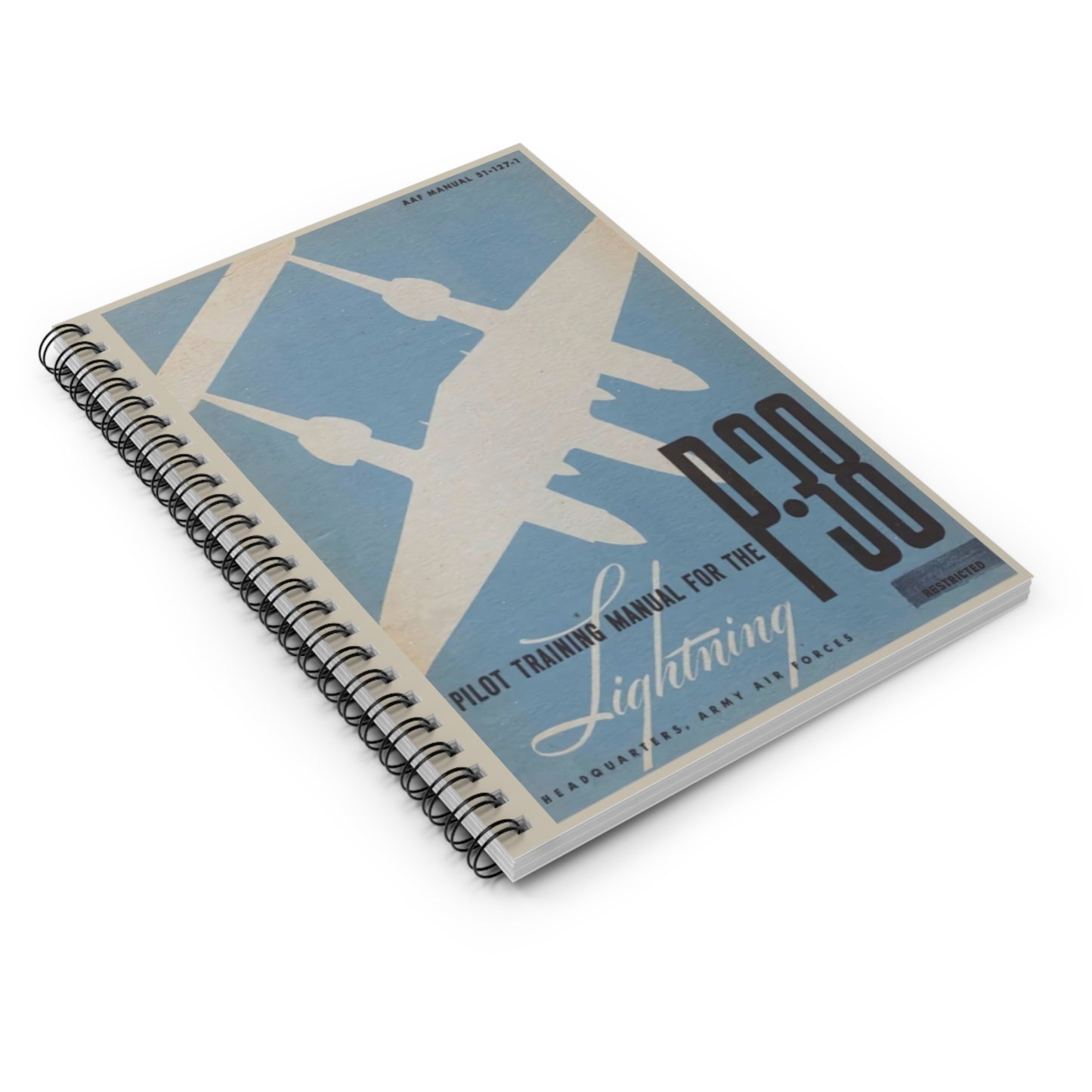 Vintage P-38 Pilot Notebook: Perfect for Aviation Lovers