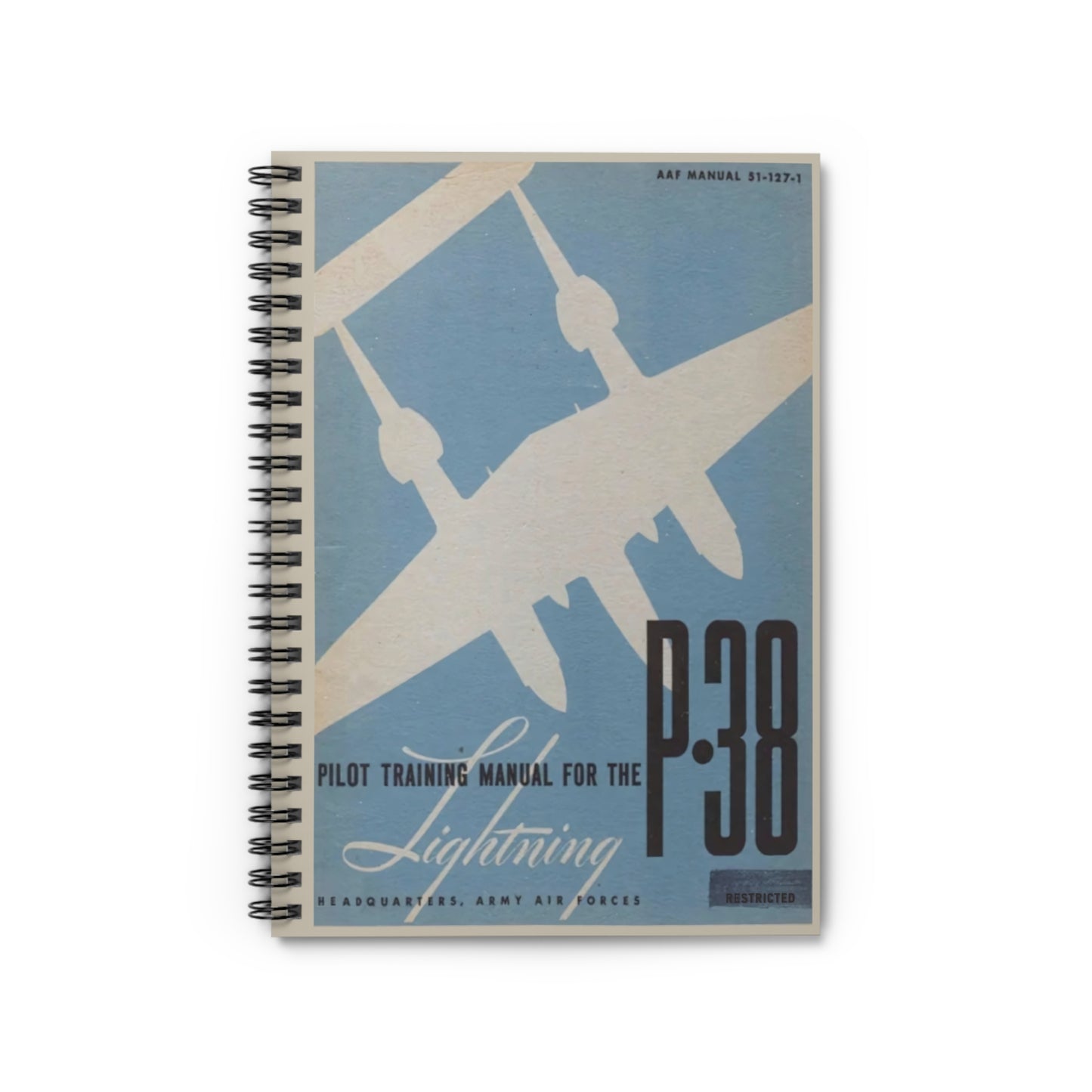 Vintage P-38 Pilot Notebook: Perfect for Aviation Lovers