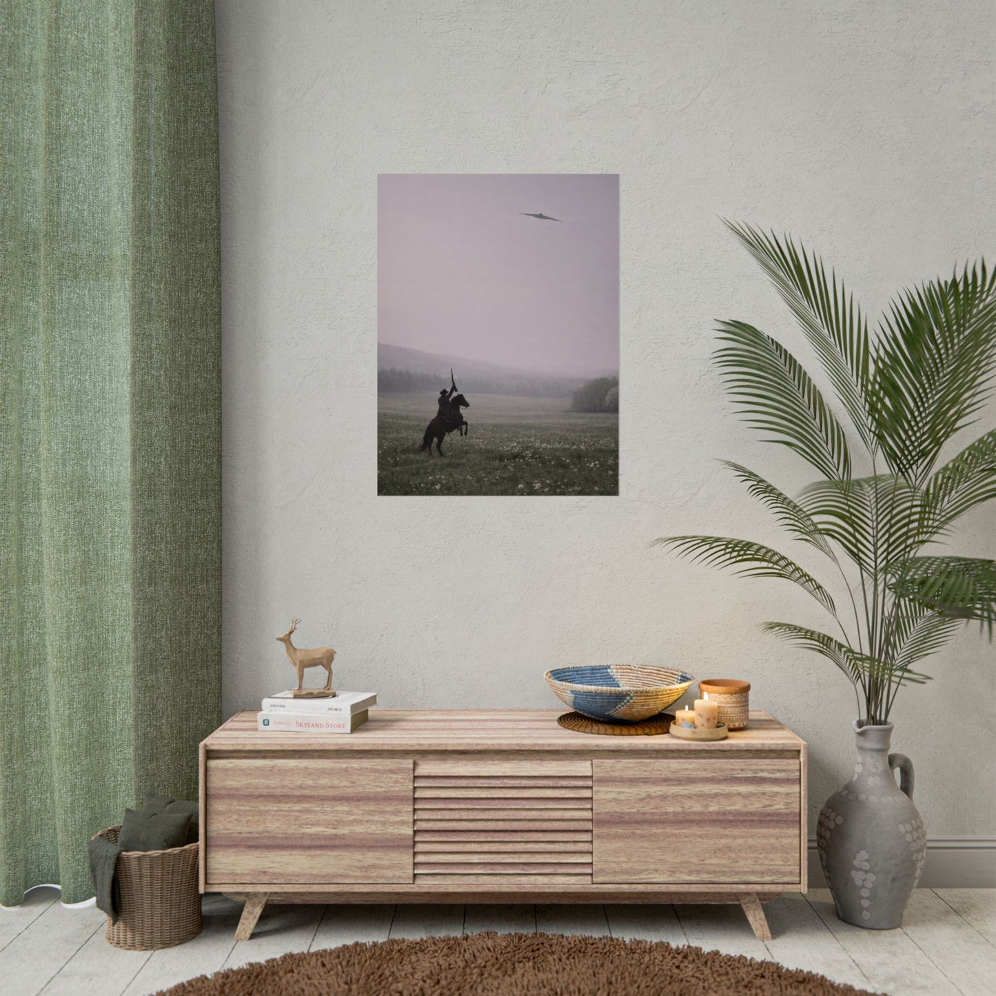 "B-21 Radier Over the West" Military Aircraft Poster - Multiple Sizes Available!