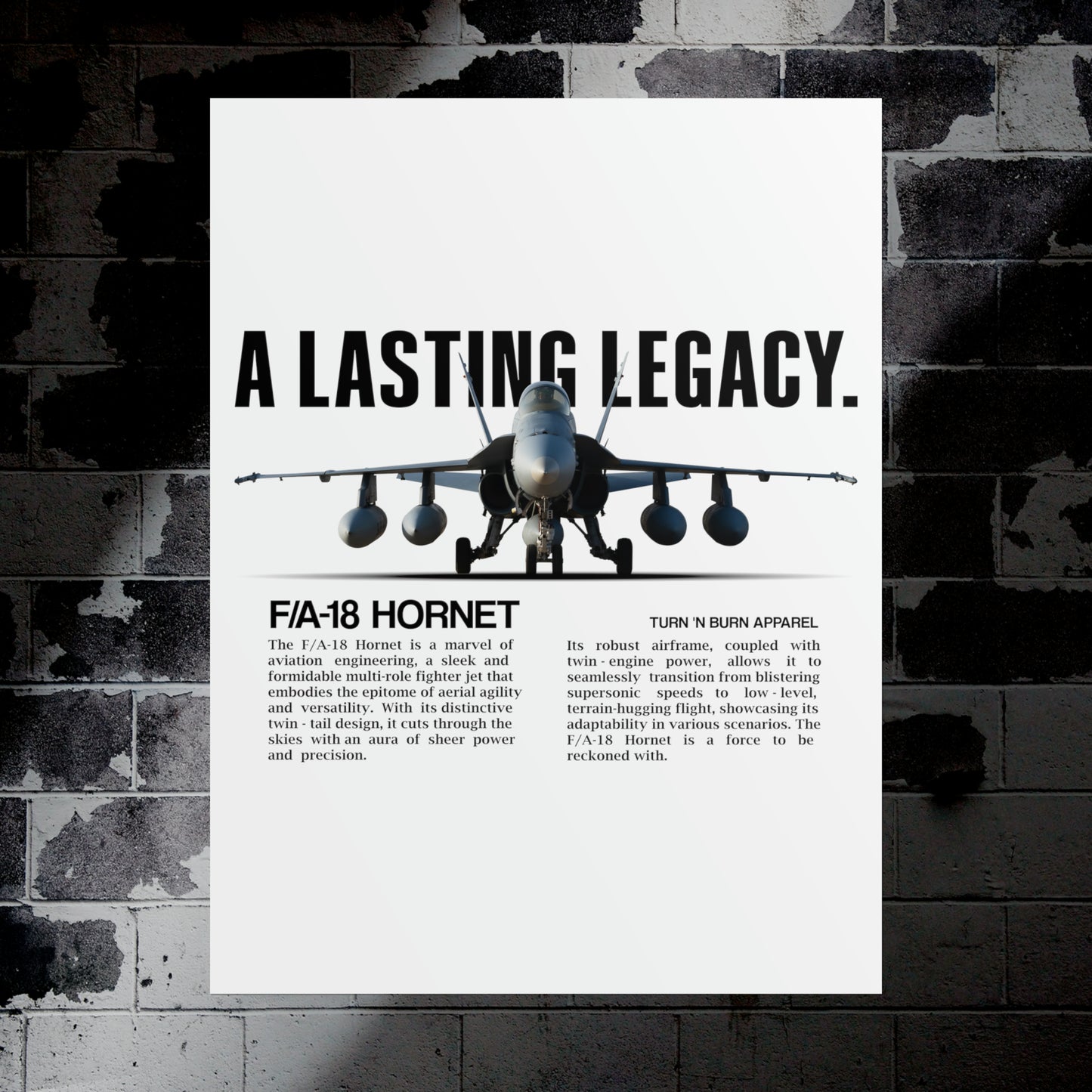 Legacy Hornet Ad Poster