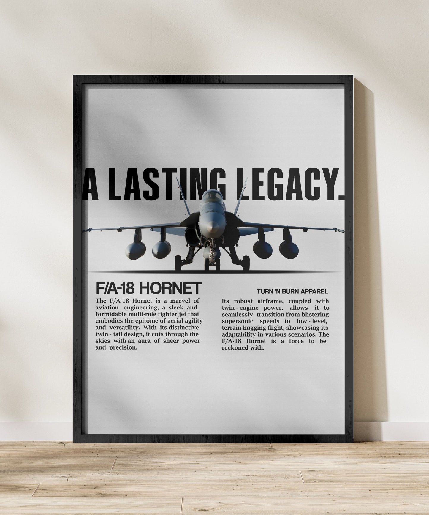 Legacy Hornet Ad Poster