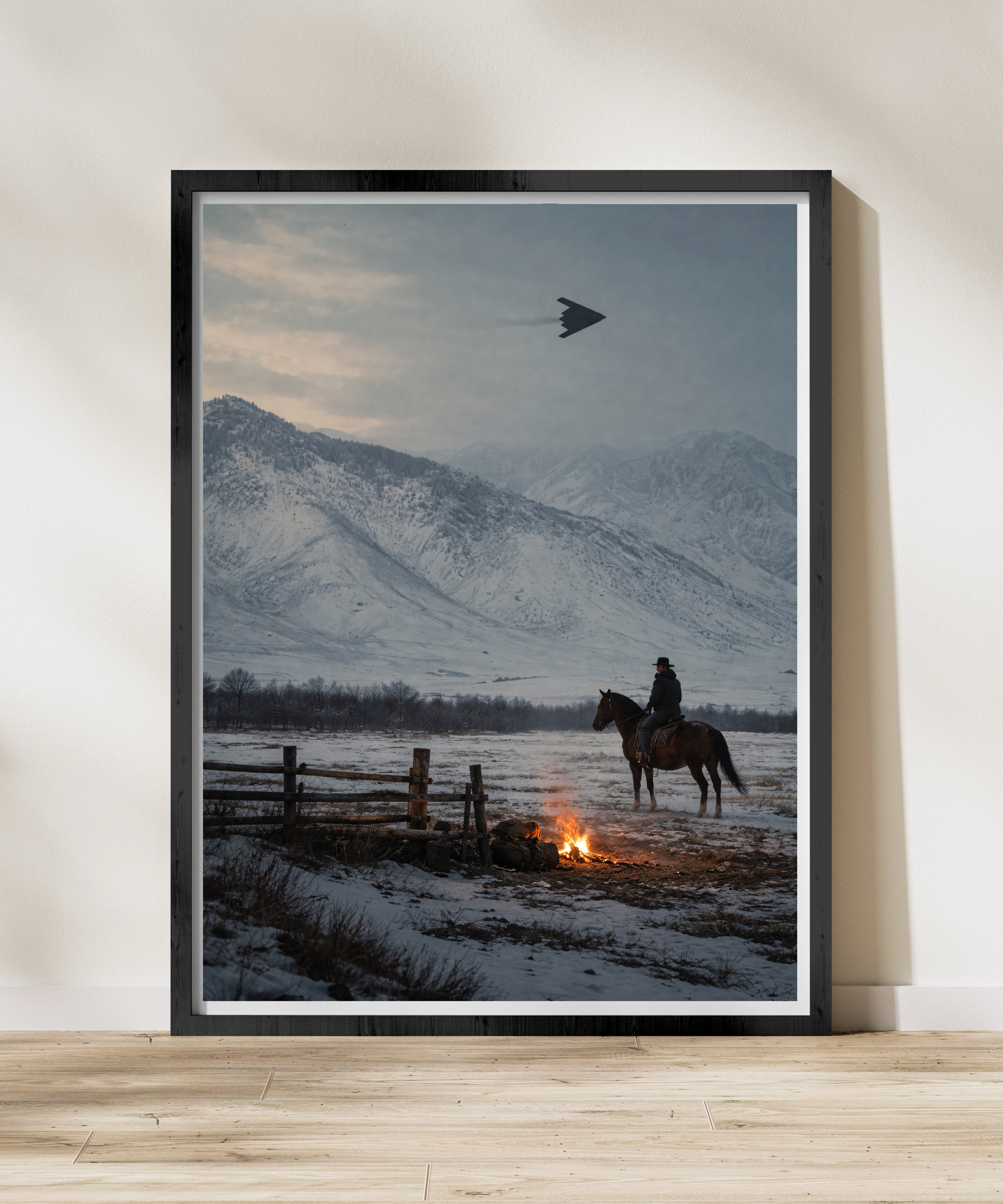 B-2 Spirit Over the West Military Aircraft Poster - Multiple Sizes Available!